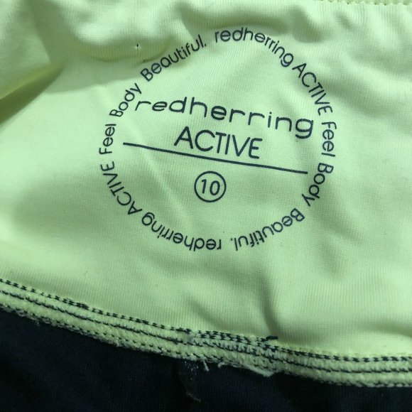 Red Herring Block Leggings Women's 10 L - Picture 2 of 4